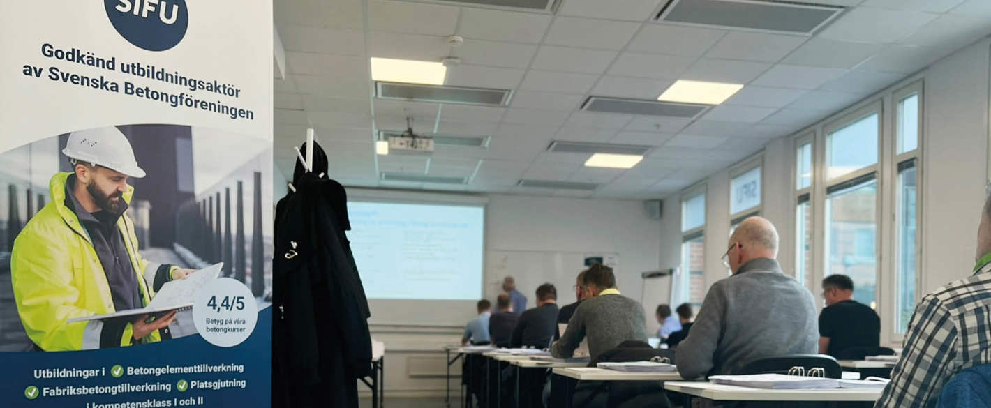 SIFU söker utbildningsledare inom betongteknik  
