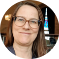Lena Moser, skolbibliotekarie (fd), Stockholm
