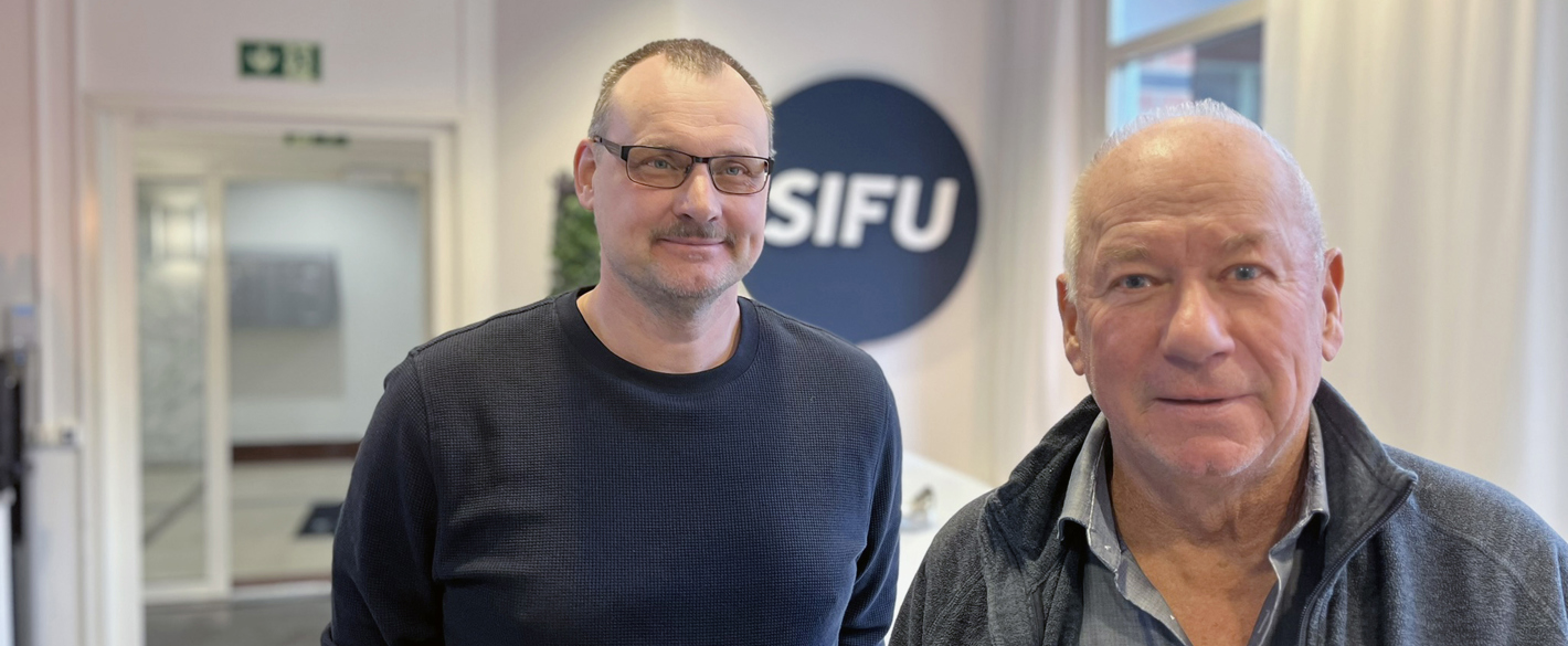 Fredrik är en av kursarna som är först att omcertifiera  sig inom platsgjutning klass I